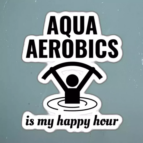 Water Aerobics Sticker