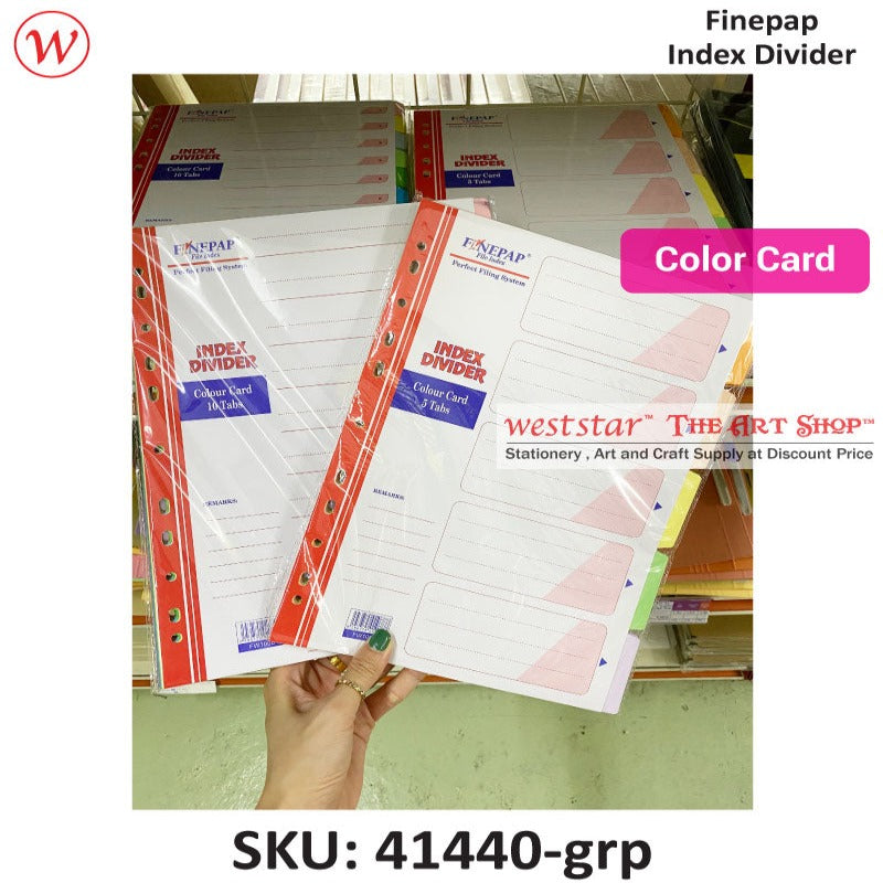 A4 Assorted Color Paper Index Divider - China Index Divider, Paper Tab  Divider