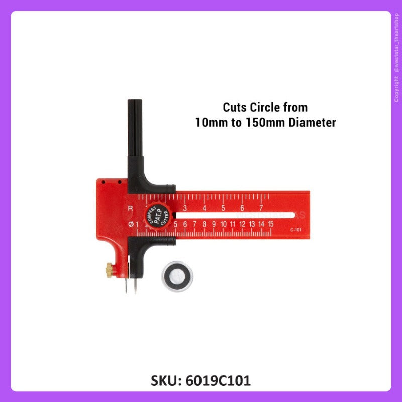 Westcott Compass Cutter, Red (CC1)