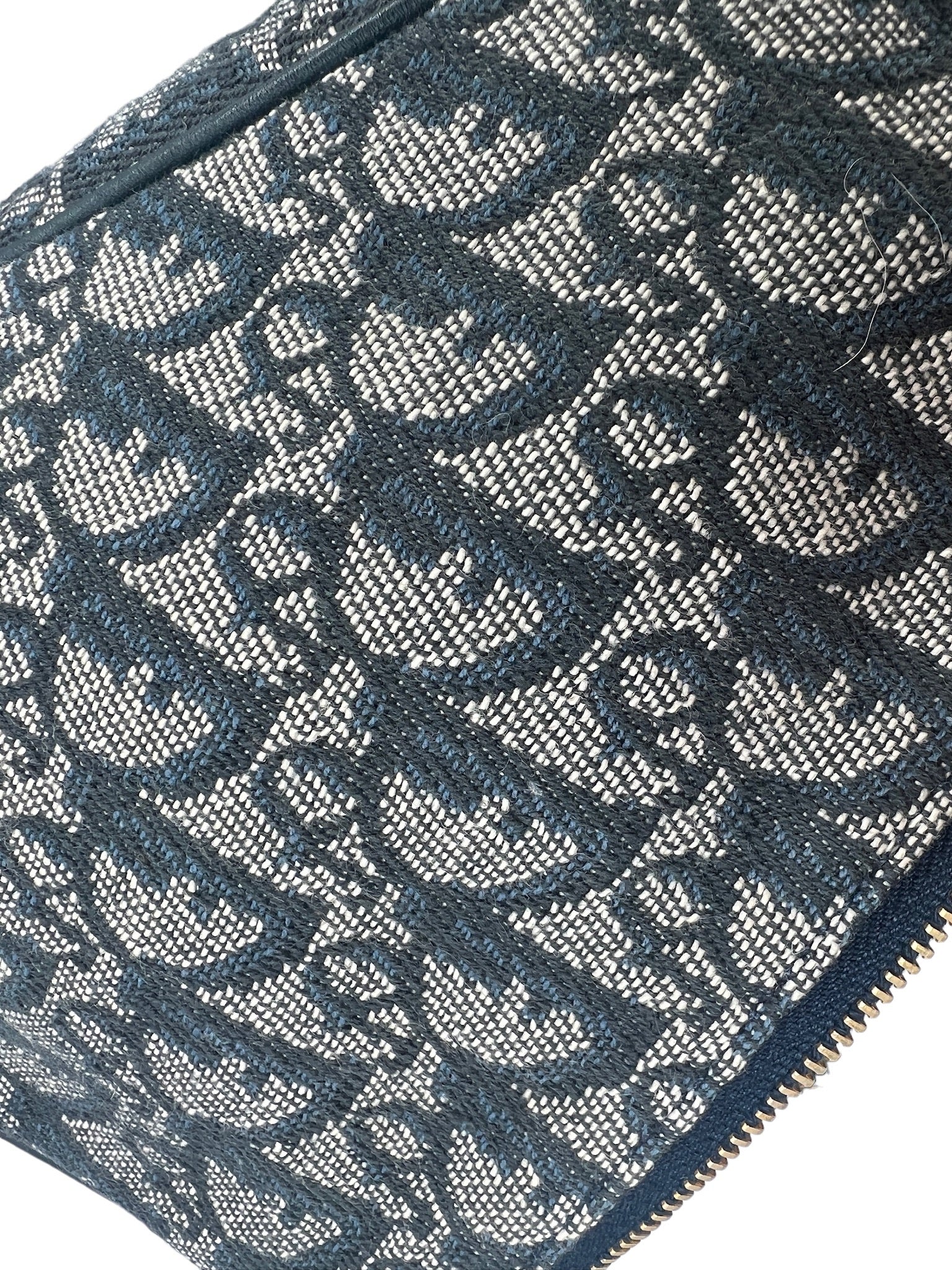 DIOR -  Jacquard Saddle Pouch Handbag-4