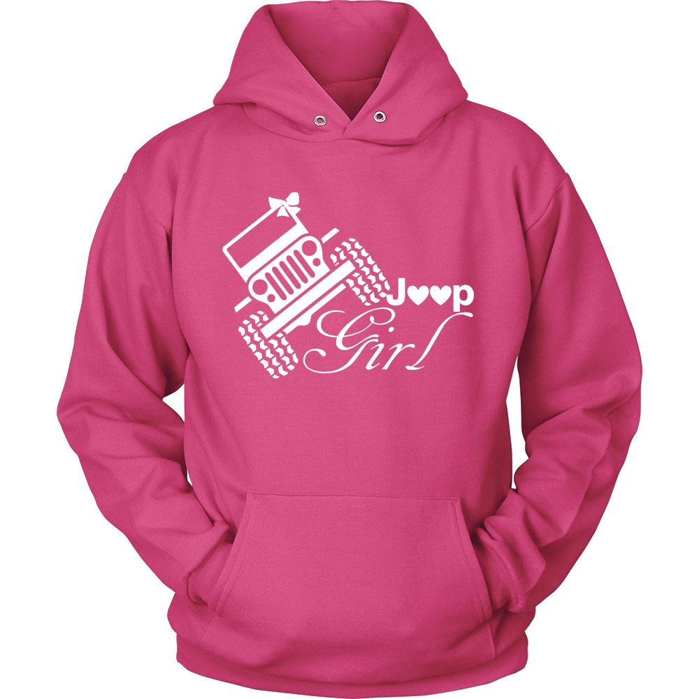 jeep girl fleece hoodie