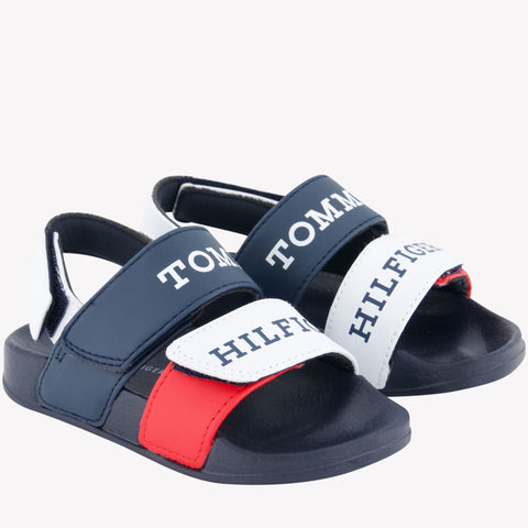 Tommy Hilfiger Ragazzi per bambini sandali navy