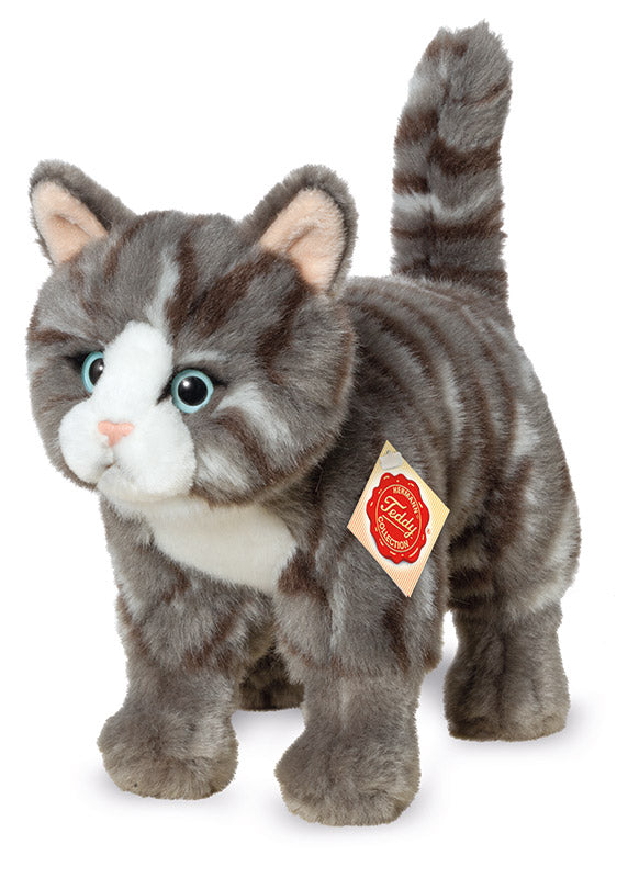 grey cat soft toy