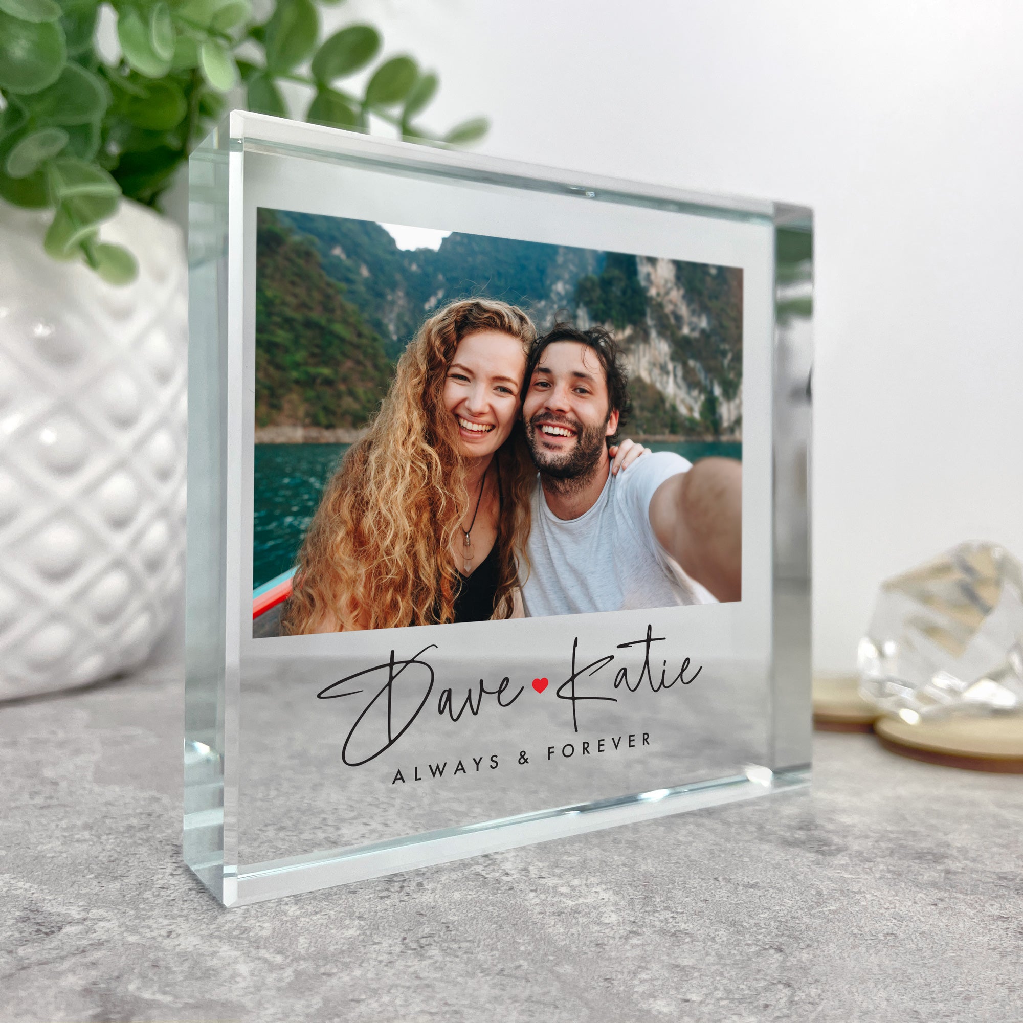 Personalised Couples Photo Keepsake Memory Scrapbook