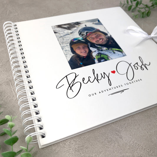Personalised Couples Photo Keepsake Memory Scrapbook – The Lovely