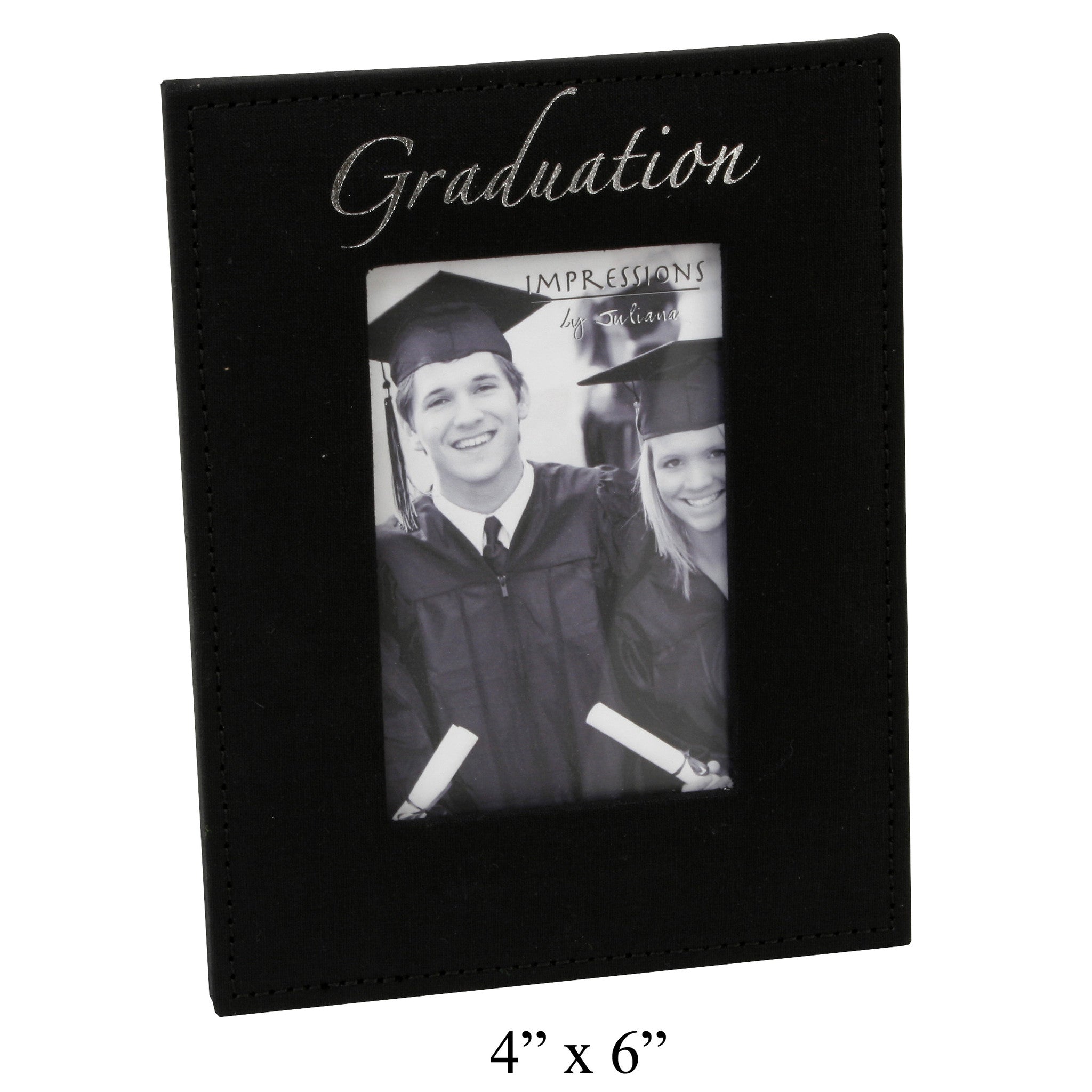 Graduation Photo Frame, Black Fabric