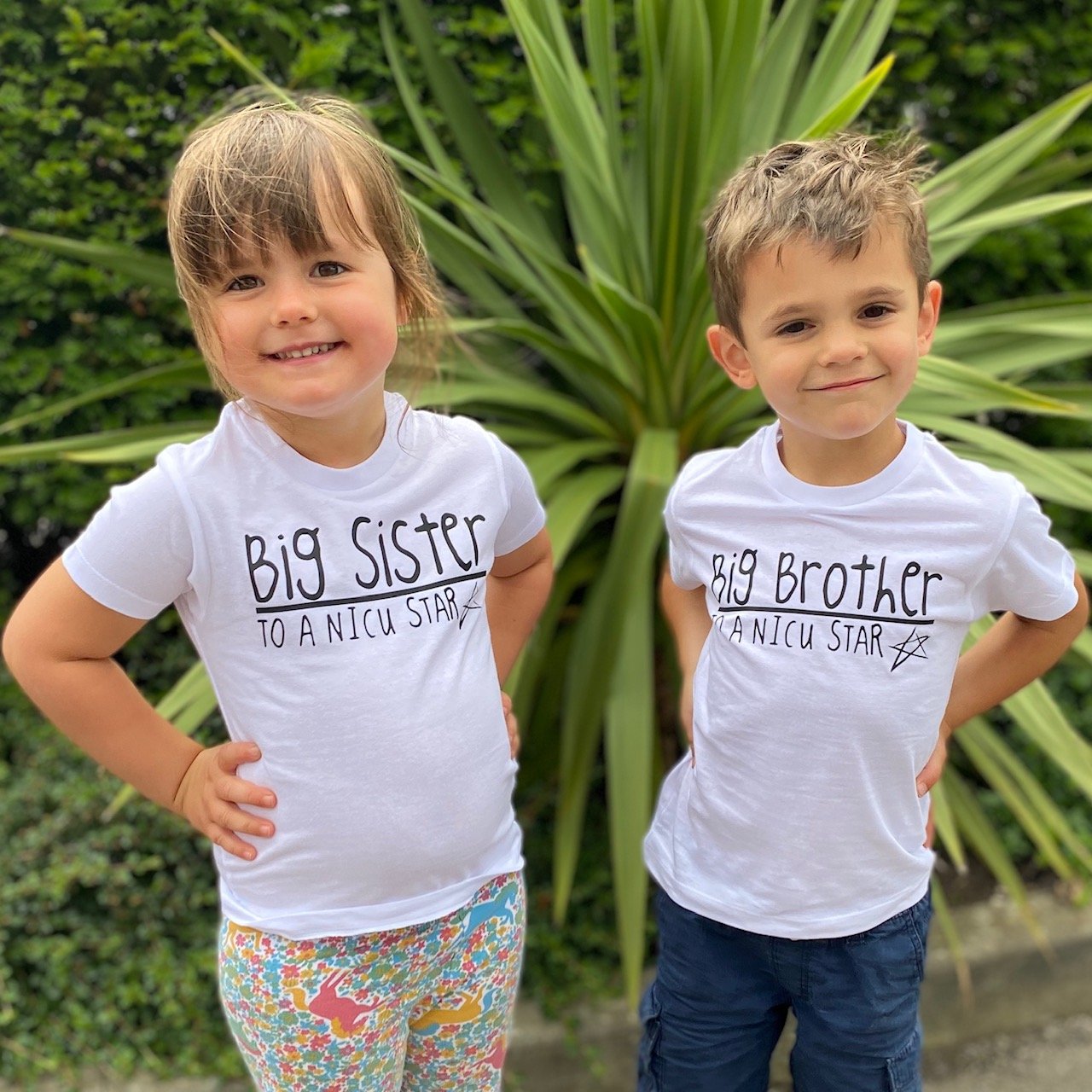 'I'm a Big Sister to a NICU Star' Kids Tshirt