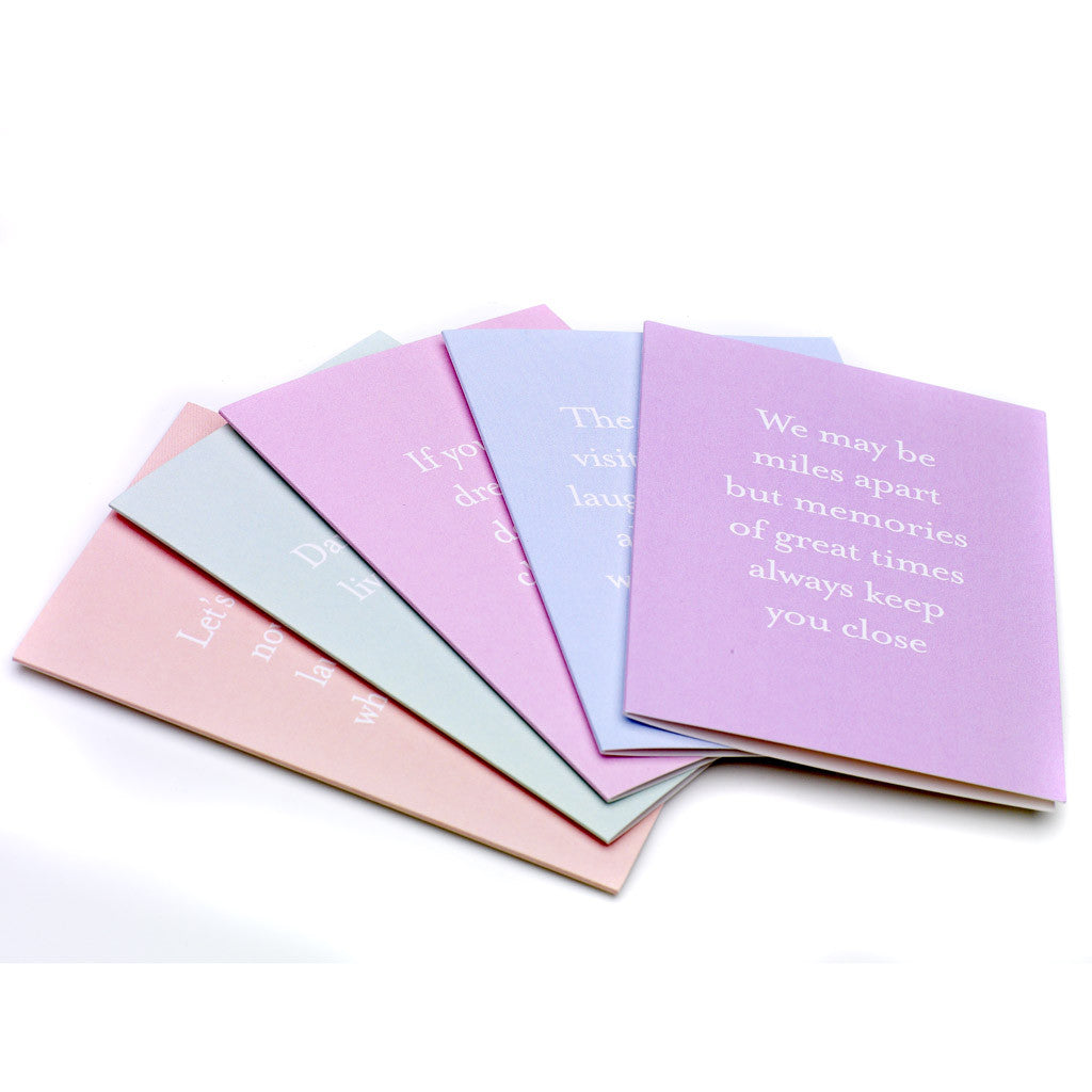 Inspiring quote cards (pack of 5)