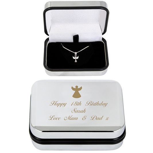 Personalised Guardian Angel Necklace – The Lovely Keepsake Company