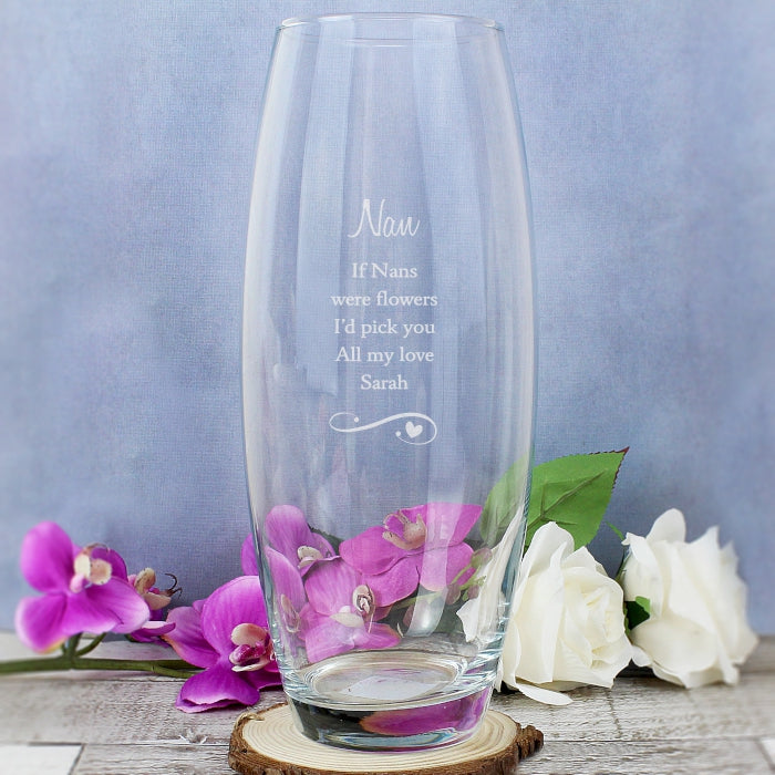 'If Grandma's Were Flowers I'd Pick You' Vase - Personalise with Nan, Nana etc