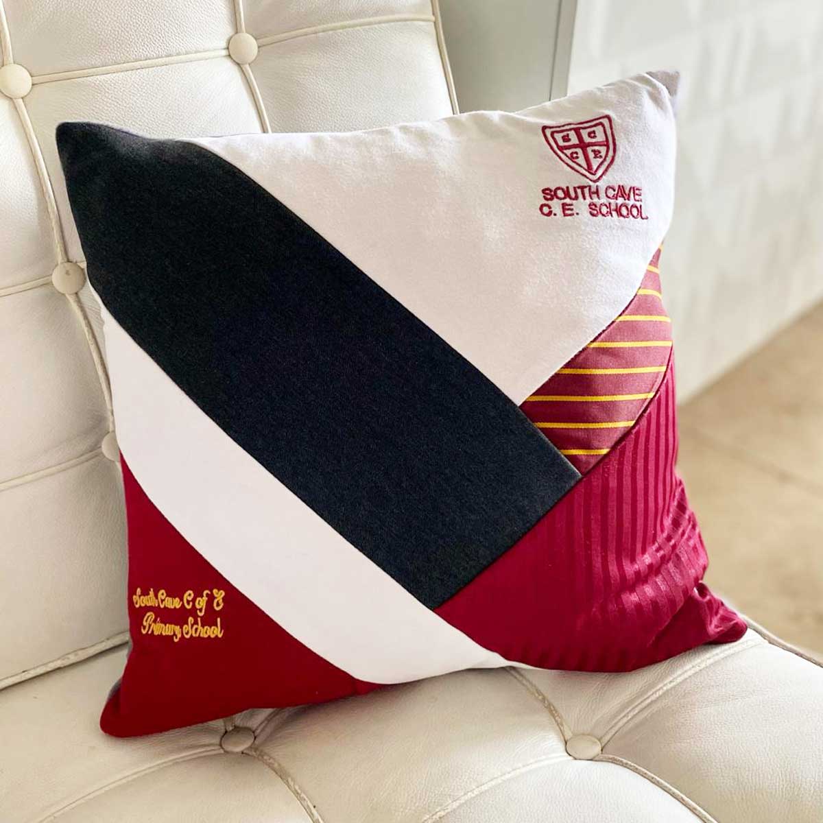 School Uniform Keepsake Memory Cushion