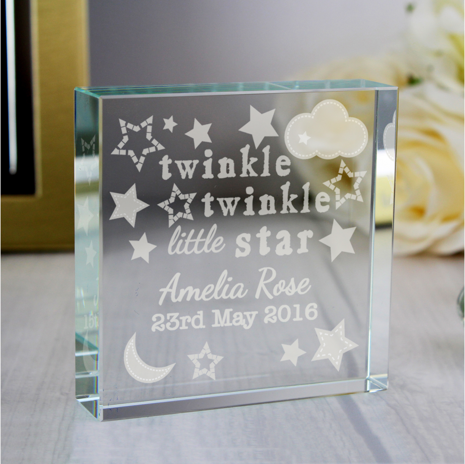 Twinkle Twinkle Personalised Crystal Token