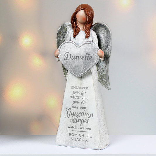 Personalised Guardian Angel Necklace – The Lovely Keepsake Company