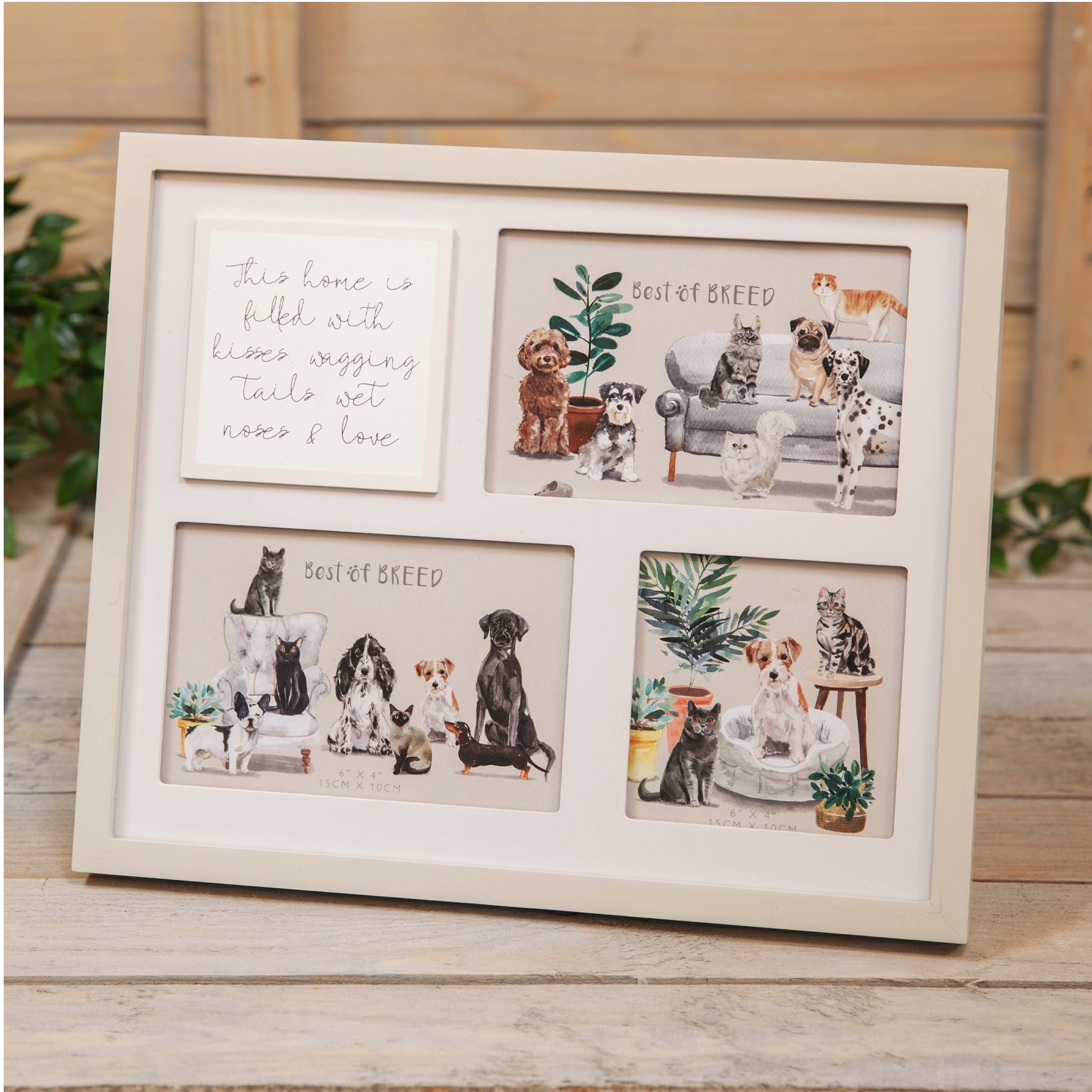 Large Wooden Collage Pet Frame