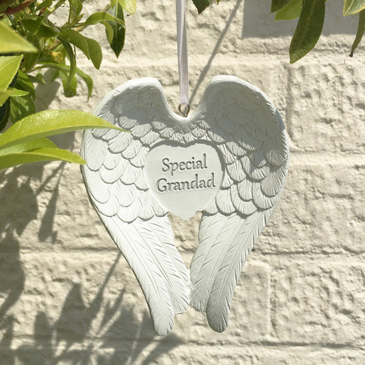 Angel Wing Hanging Decoration – The Lovely Keepsake Company