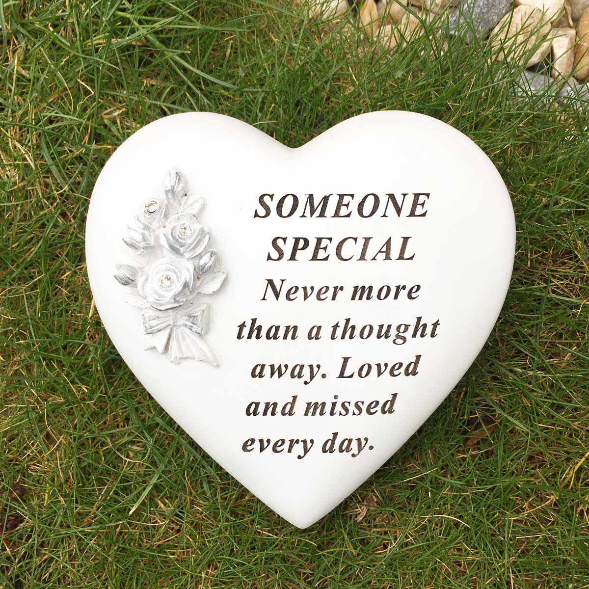 Rose Bouquet Heart Outdoor Memorial - Someone Special