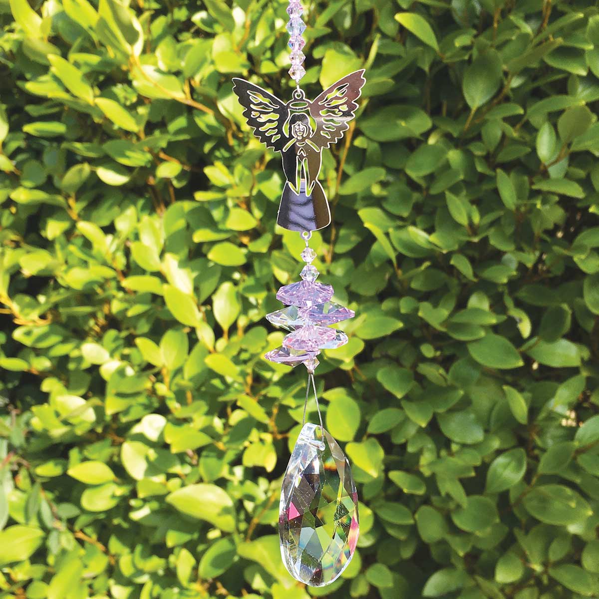 Purple Crystal Angel Memorial Sun Catcher