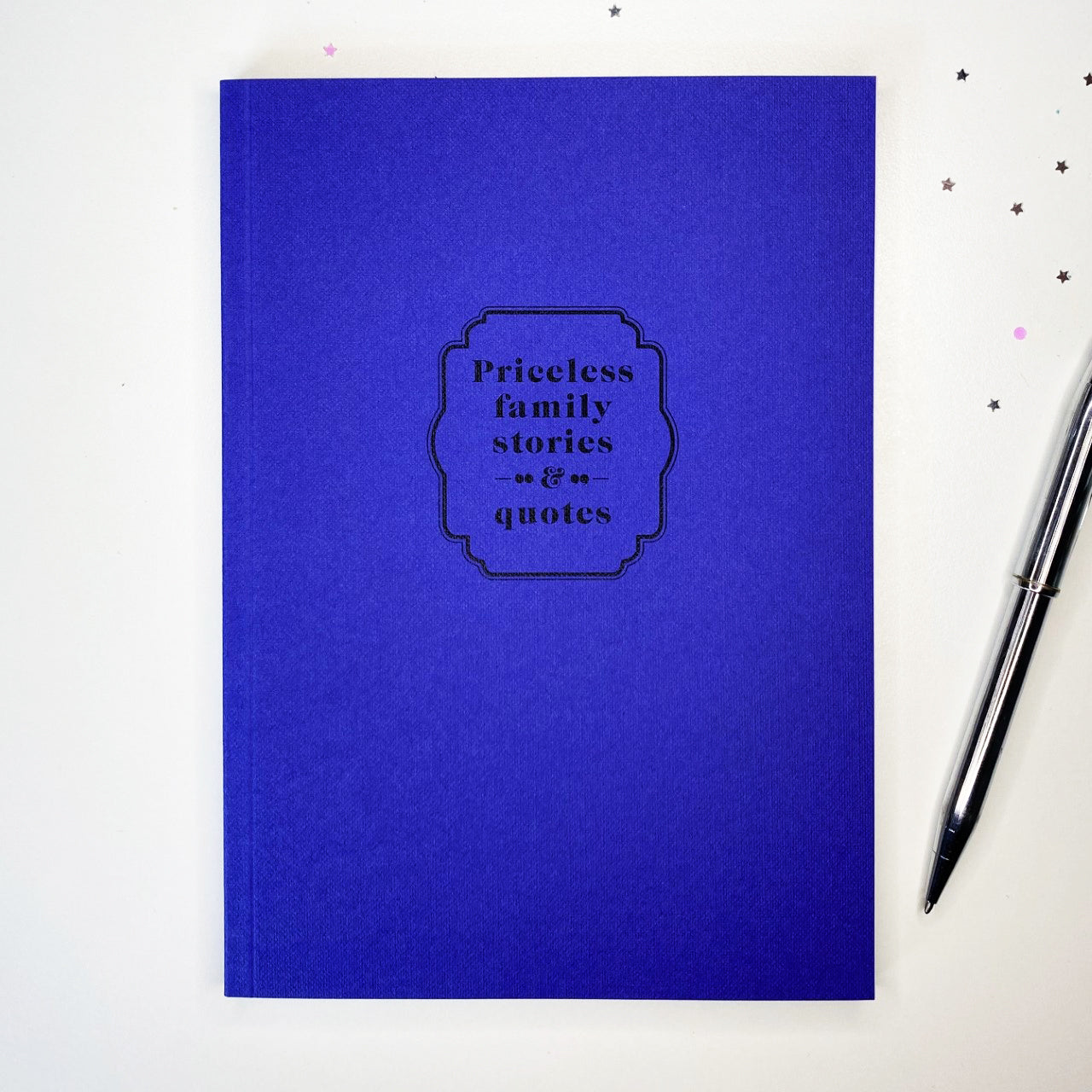 'Priceless family stories & quotes' Journal