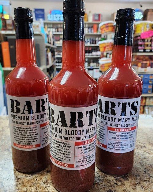 Barts Premium Bloody Mary Mix - Bold & Flavorful 32oz