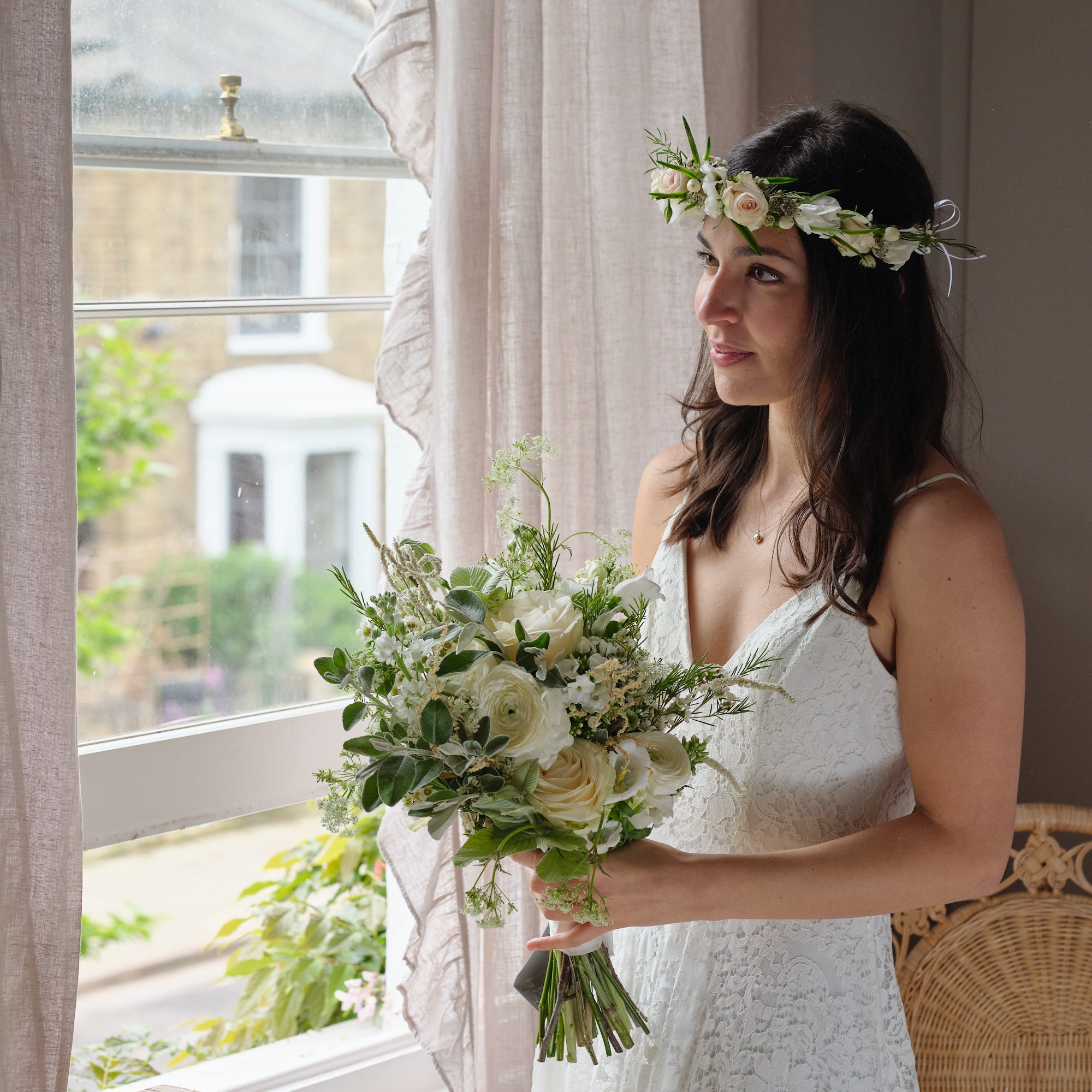 Whimsical Whites Bridal Bouquet | London Wedding Florist