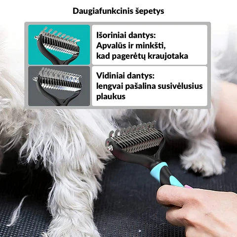 Universalus šepetys gyvūnams