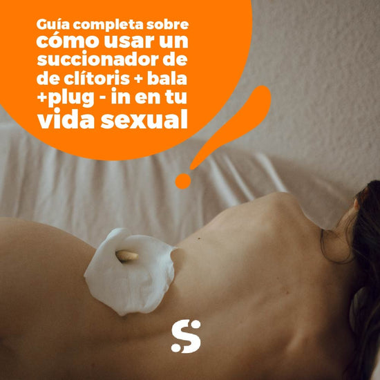 succionador de clitoris con bala vibradora + plug in