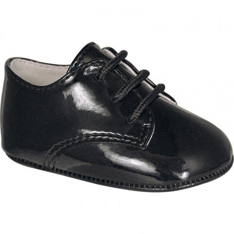 Baby Deer Black Patent Dress Oxford 