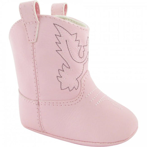 Baby Deer Pink Western Cowboy Boots 