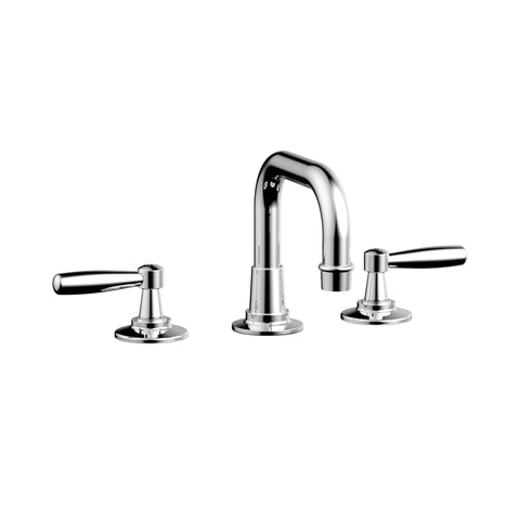 Perrin & Rowe Edwardian Low Level Spout Widespread Bathroom Faucet