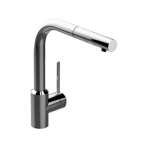 Single-Handle Pull Down Kitchen Faucet Triple Spray 1.75 GPM (6.6 L/min)