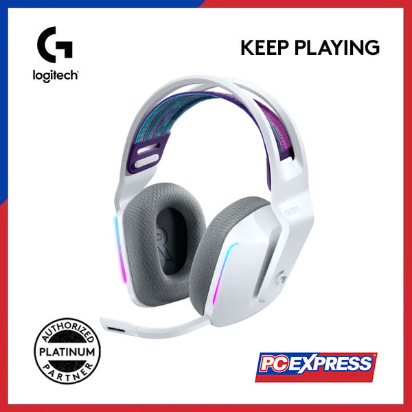 Logitech G735 Wireless Gaming Headset, 40mm Audio Drivers, 16 Hours Gaming  Battery, 20 Meters Range, USB-C Charging Port, 38 Ohms Impedance, Dolby  Atmos+ Windows Sonic, White