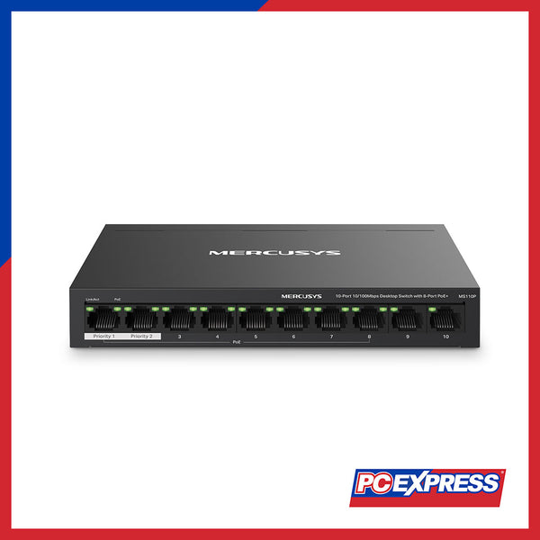 Mercusys MS105GP Switch Gigabit Ethernet de 5 puertos PoE