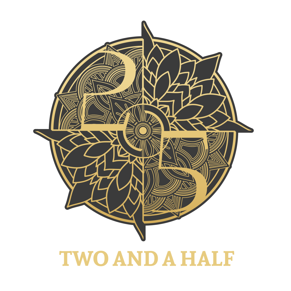 TWO AND A HALF STUDIOS Logo