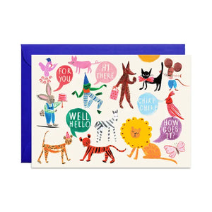 Animals At Recess Notecards - b invited - Recess Pieces