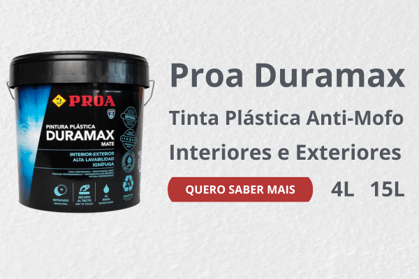 Lata de Tinta Plástica Proa Duramax - Pintura de Interiores e Exteriores