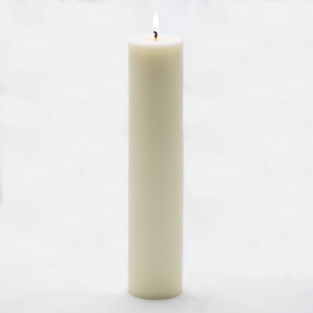 Richland Pillar Candle 2"x9" Light Ivory Set of 10