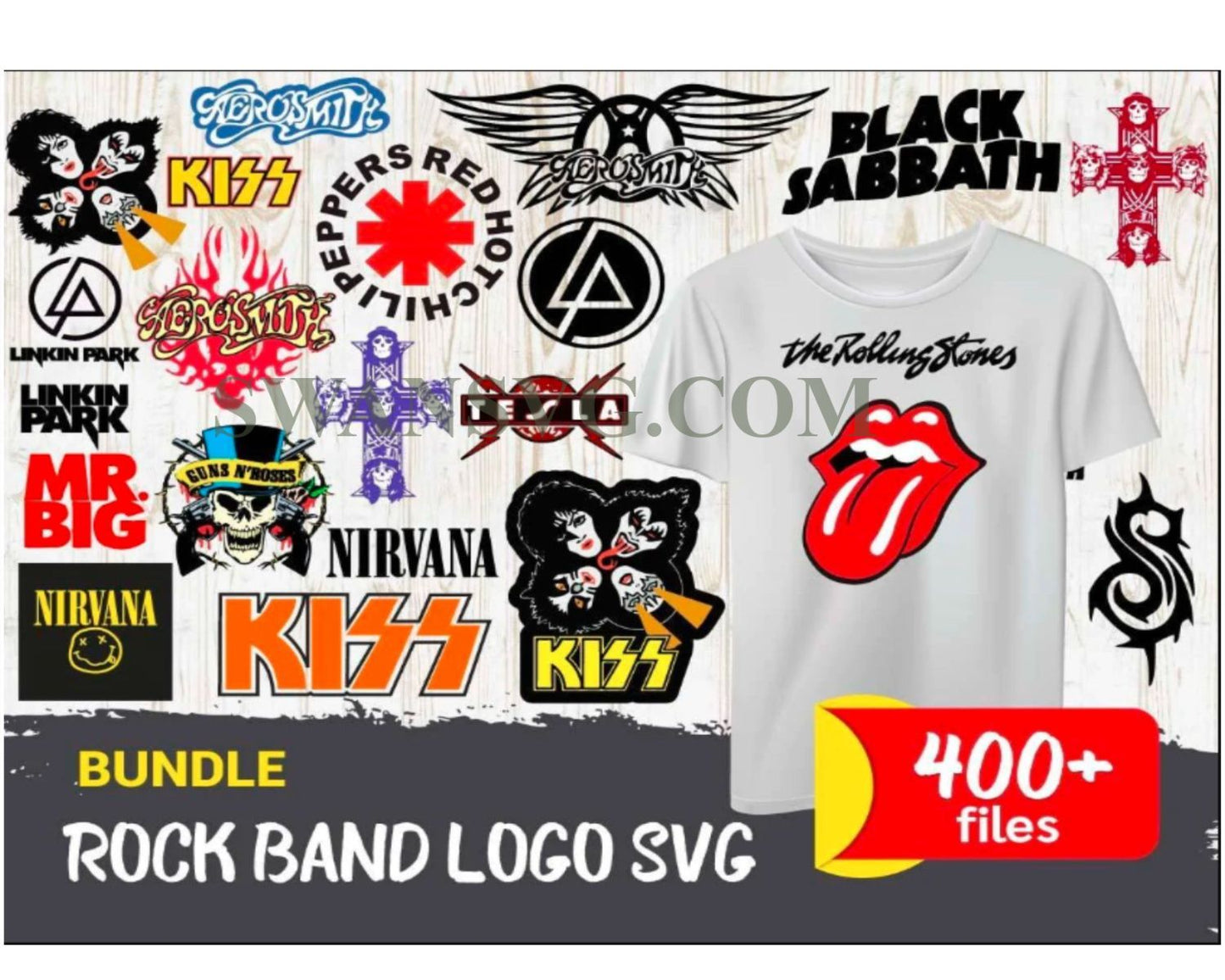 400+ Rock Brand Logo SVG, Rock Band Svg, Bundle Rock Band – SwanSvg