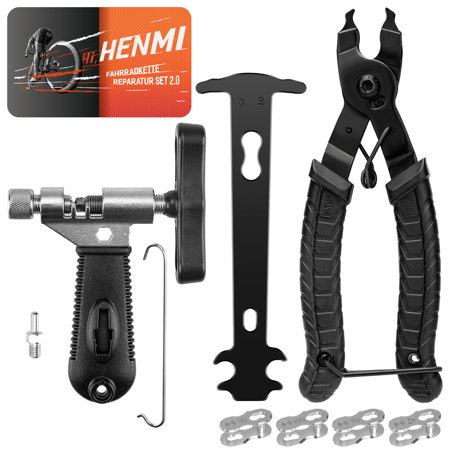 HENMI 12pcs Fahrrad Adapter, Französisches Ventil Adapter