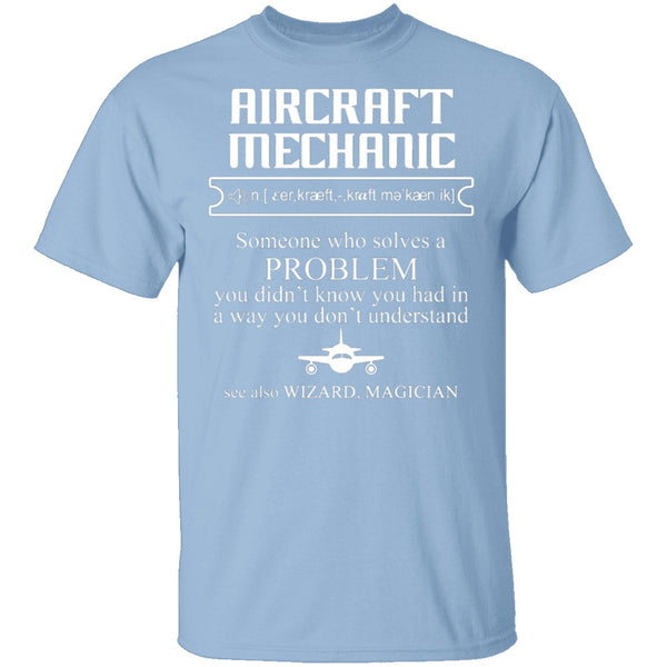 Aircraft Mechanic Definition - T-Shirt | Gnarly Tees