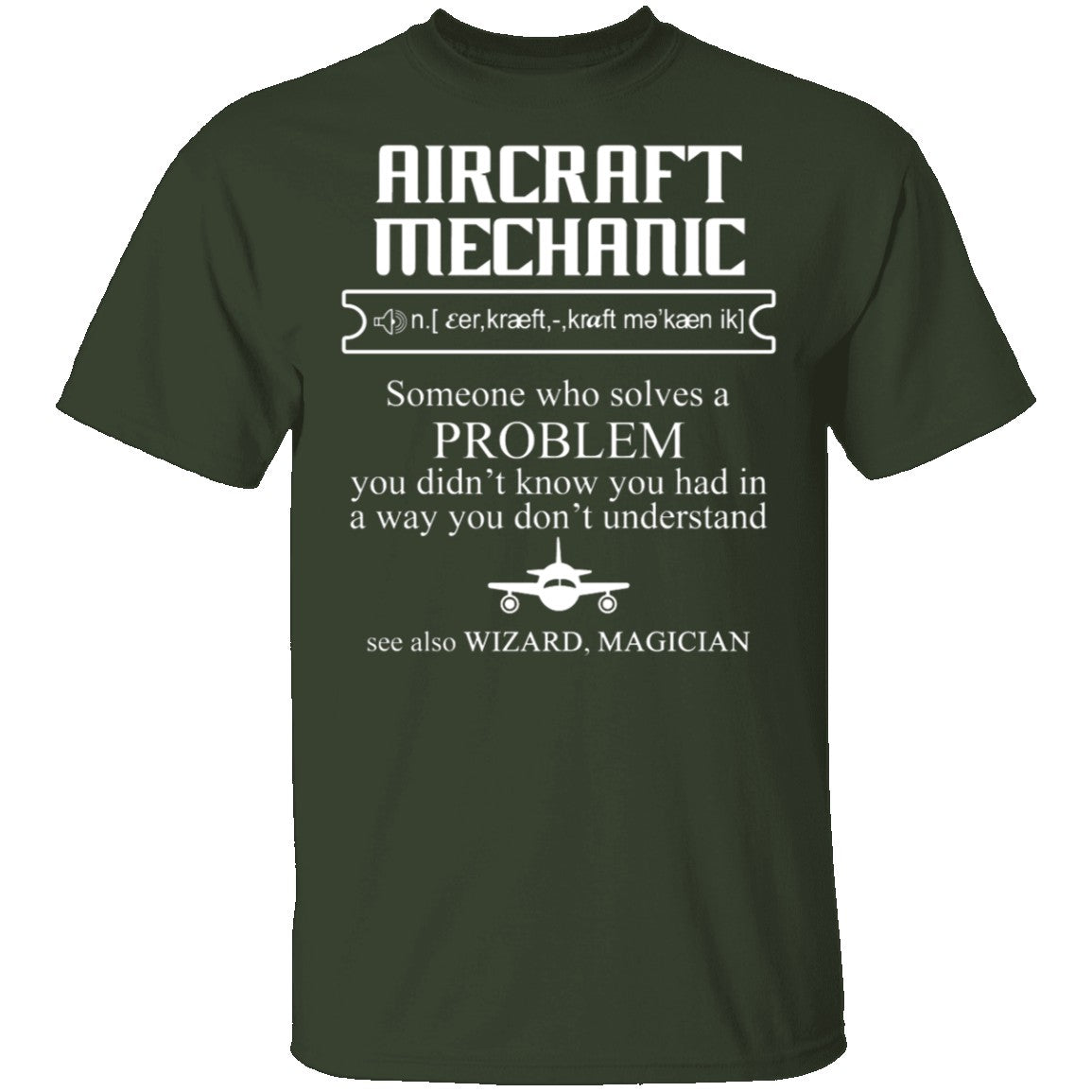 Aircraft Mechanic Definition - T-Shirt | Gnarly Tees