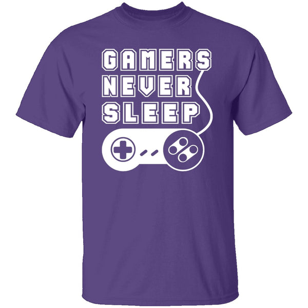 Gamers Never Sleep - T-Shirt | Gnarly Tees