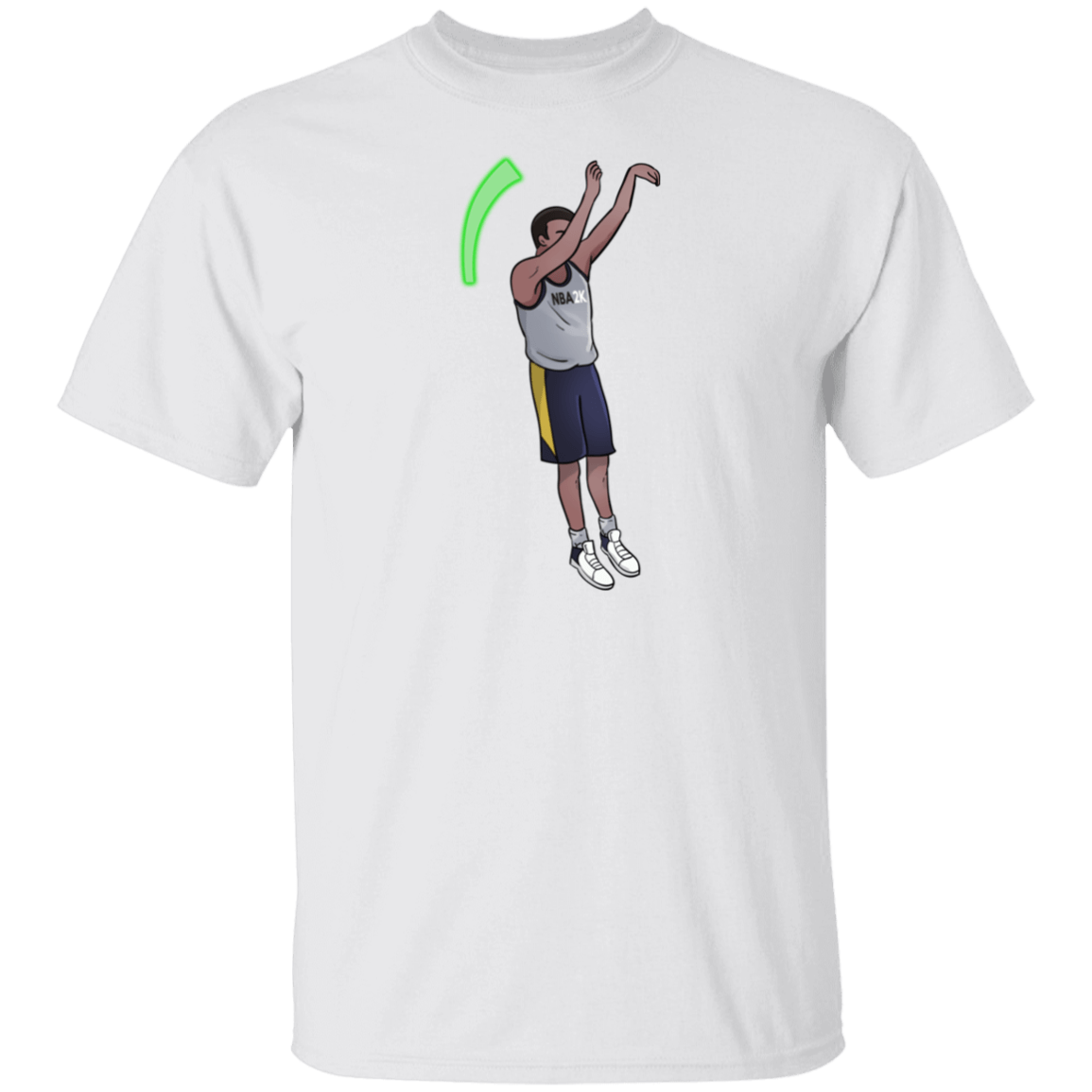 discolor Ret Grine NBA 2K Greenlight T-Shirt | Gnarly Tees