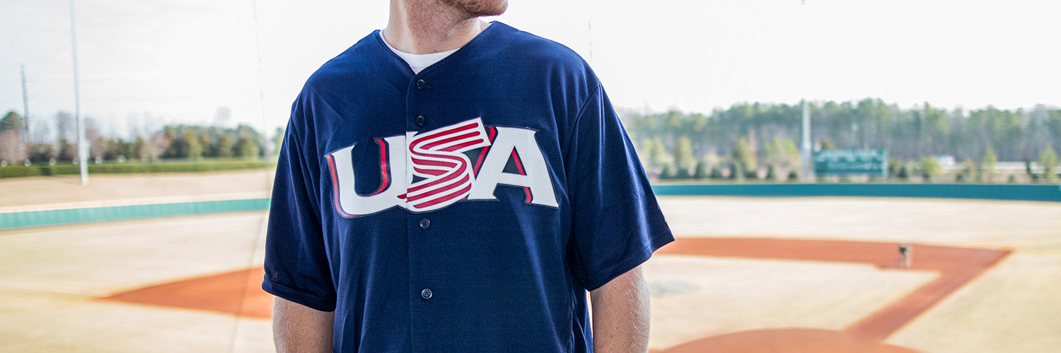 Blue Baseball Jerseys.