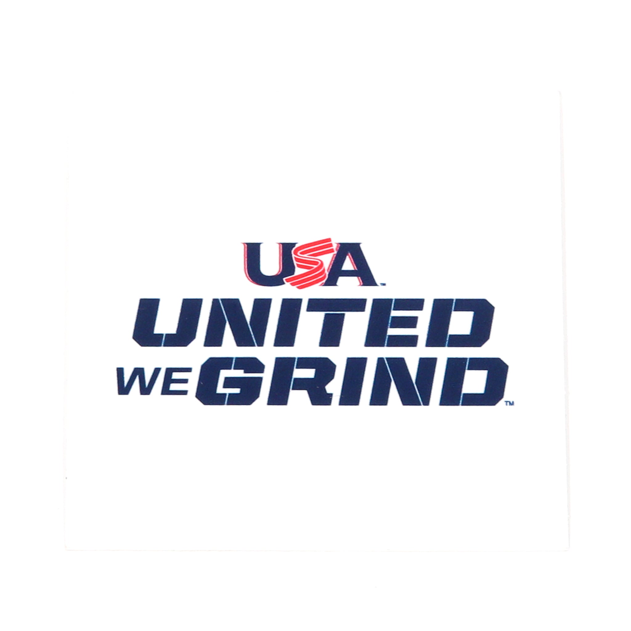  United  We Grind  Decal USA Baseball Shop