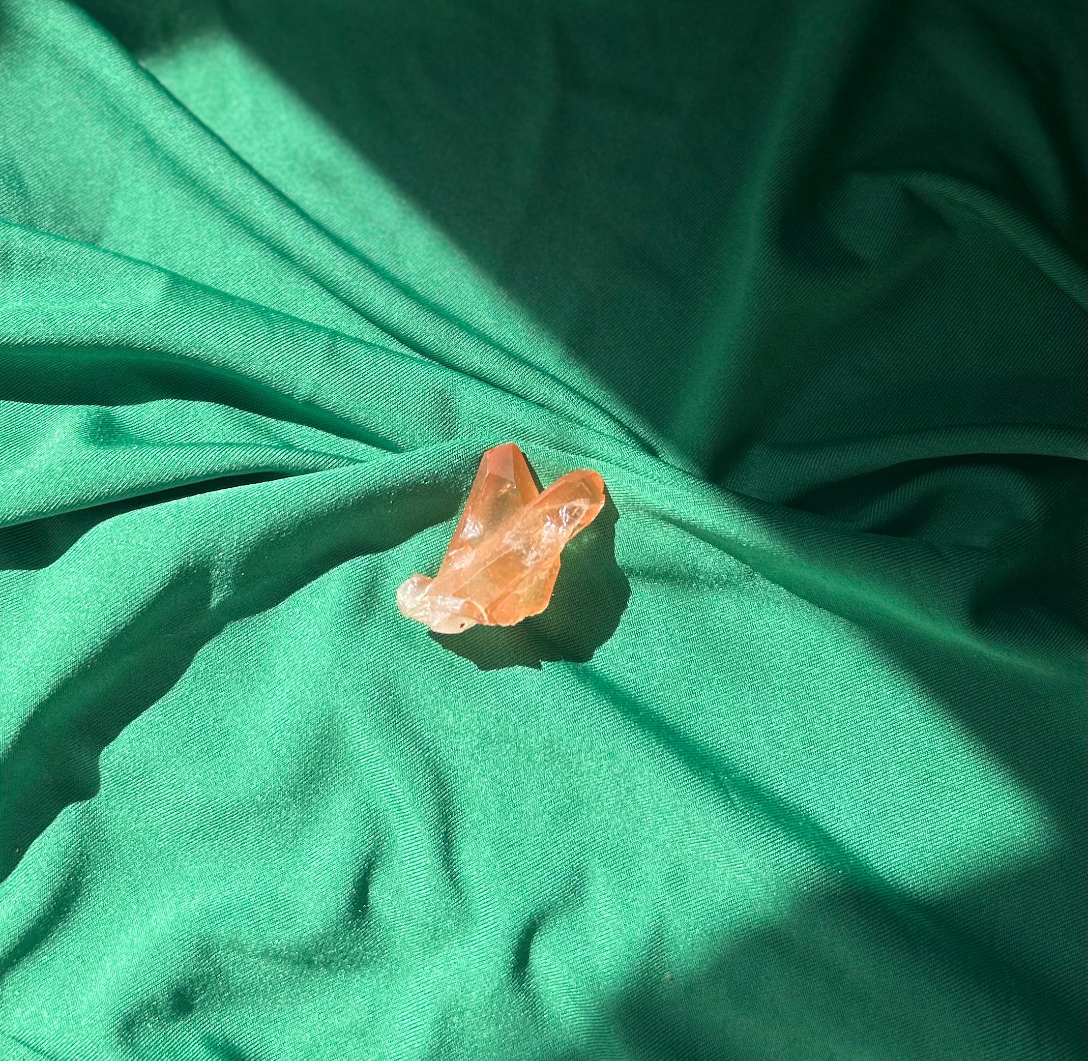 Tangerine Quartz Raw Cluster
