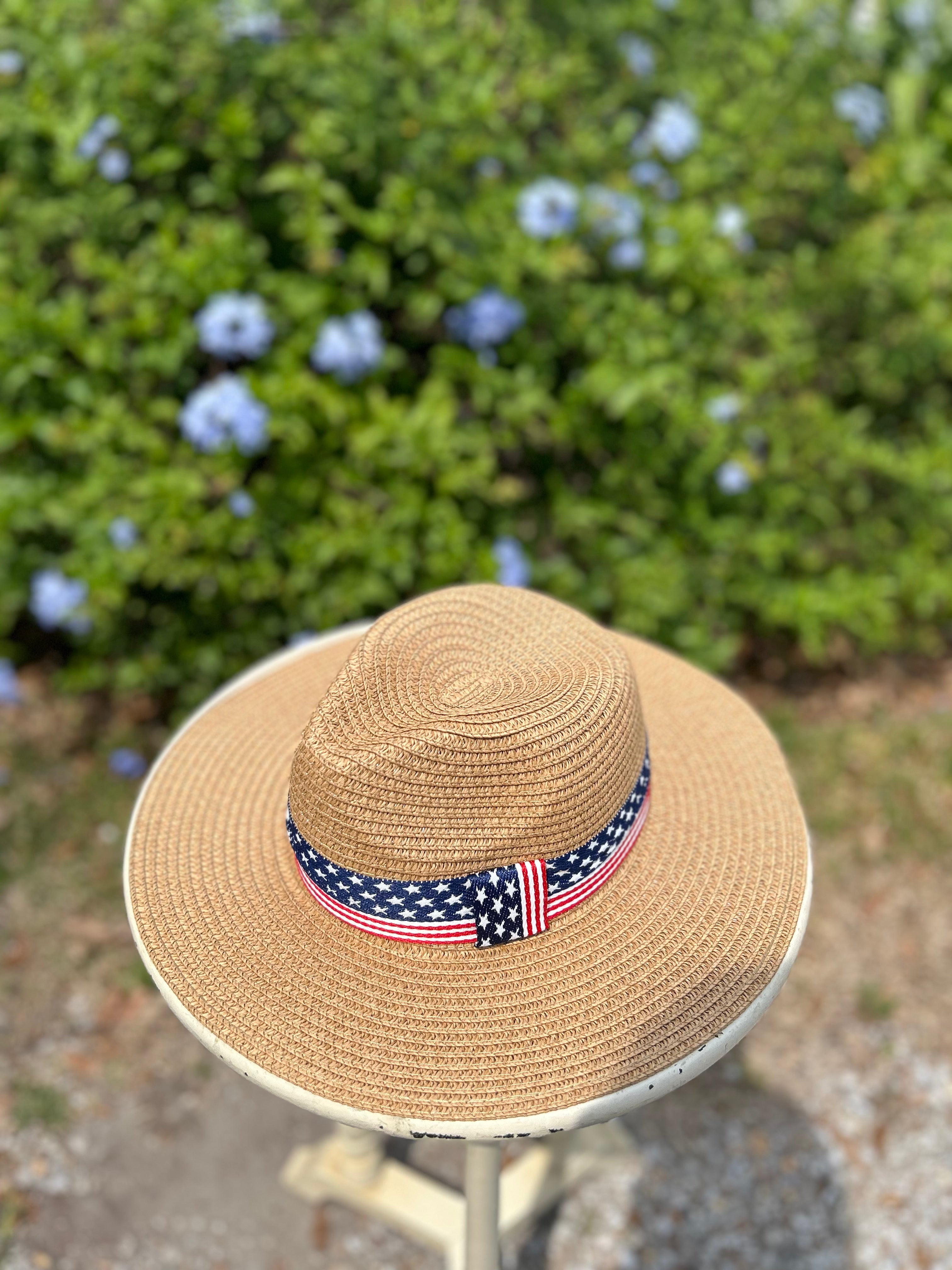 Taupe Straw Hat