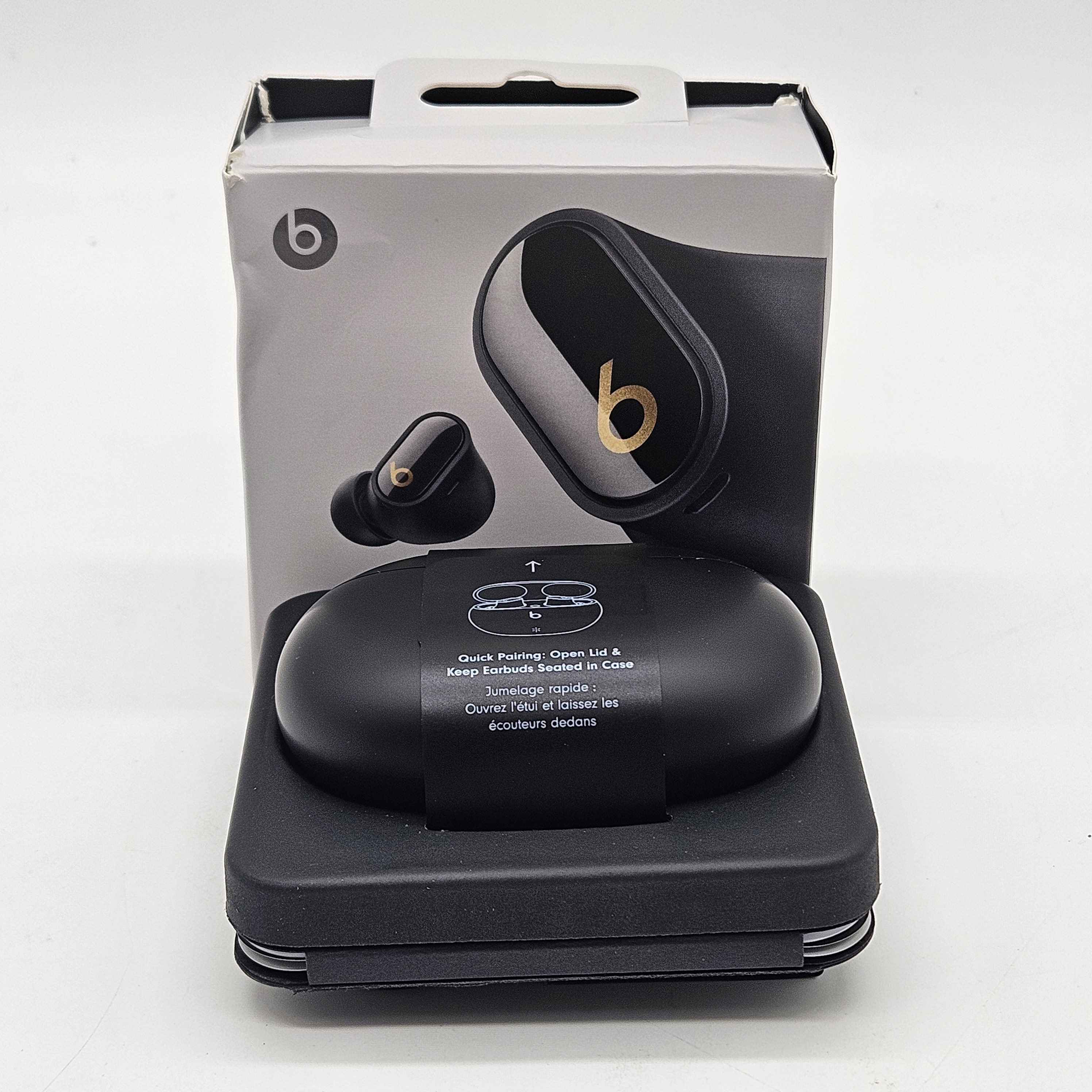 New Beats Studio Buds+ Wireless In-Ear Bluetooth Headphones Black MQLH3LL/A