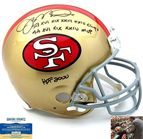 Steve Young, Joe Montana and Jimmy Garoppolo Signed San Francisco 49ers  Speed Flex Authentic NFL Helmet – Radtke Sports