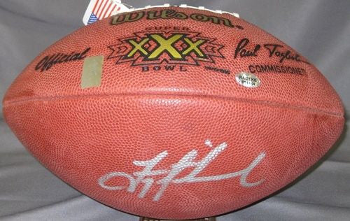 Emmitt Smith and Michael Irvin Autographed Hand Signed Official Wilson