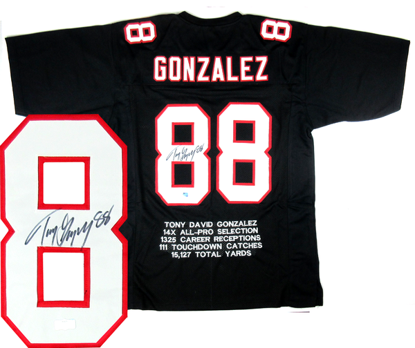 tony gonzalez signed jersey